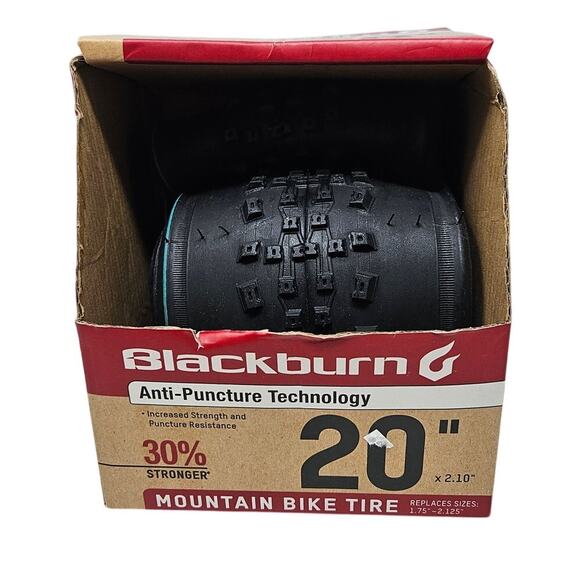 NEW Blackburn 20" Mountain Bike Tire Anti-Puncture Outdoor Gear Replacement - Picture 1 of 4